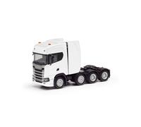 Herpa 308601-004 - 1:87 Scania CS20 High Roof SZM 4 Axles (8x4), White