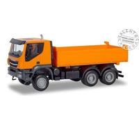 Herpa 309998 Iveco Trakker truck with orange flatbed - 1:87 H0