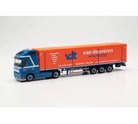 herpa 315463 Volvo FH Scale 2020 "Van Deuveren" Decorative Miniature Models Made of Plastic, Multi-Coloured