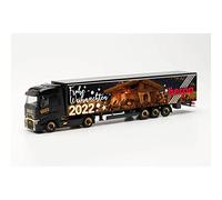 Herpa 315470 - Renault T facelift Suitcase Saddle Pull 15 m "Herpa Christmas Model 2022"