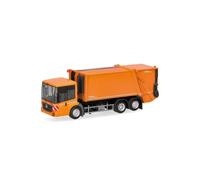 Herpa 319003 - 1/87 MB Econic Pressmüllfahrzeug Faun Variopress Communal Orange