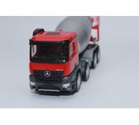 Herpa 319133 MB Arocs M Concrete Mixer Truck 4 Axles Mercedes 1:87 H0 New OVP