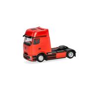 Herpa truck model Mercedes-Benz eActros 600 ProCabin Gigaspace rigid tractor 2axles, traffic red, on a scale of 1:87, plastic miniature, made in Germany, model building, collectors edition