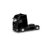 Herpa Model Truck Mercedes-Benz eActros Procabin GigaSpace tractor 2-axle, black, miniature scale 1:87, collectible, Made in Germany, plastic