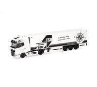 Herpa truck model DAF XG+ refrigerated box semitrailer "TSU Bode", on a scale of 1:87, plastic miniature, made in Germany, model building, collectors edition