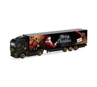 Herpa 319973 MAN eTGX GM Box Semitrailer Merry Christmas 2025