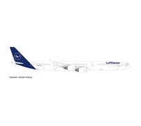 Herpa Aircraft model Lufthansa Airbus A340-600, miniature scale 1:500, collectible, aircraft model without stand, metal