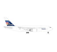 herpa 536714 Airplane Ansett Airlines Boeing 767-200, "Southern Cross Livery - VH-RMD on a Scale of 1:500, Metal Miniature Without pedastal, Model Building, Collectors Edition