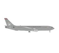 herpa 536745 Airbus Airplane Republic of Singapore Air Force A330 MRTT, RSAF 50 Years 761, on a Scale of 1 : 500, Metal Miniature Without pedastal, Model Building, Collectors Edition, Grey