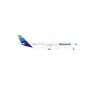 Herpa model aircraft Discover Airlines Airbus A330-300 - D-AIKK, 1:500 scale miniature, collector’s item, aircraft model without stand, metal