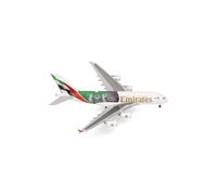 Herpa airplane model Emirates Airbus A380 "Wimbledon Official Partner" on a scale of 1:500, metal miniature without pedastal, model building, collectors edition