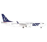 Herpa 539098 Boeing 737 Max 8 LOT Polish Airlines SP-LVA (1:500)