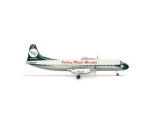 Herpa 562034 Lockheed L-188A Electra Cathay Pacific Airways 60th (1:400)