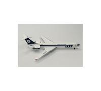herpa airplane model LOT Polish Airlines Ilyushin IL-62M SP-LBD, scale 1:200 - aircraft model for diorama, model building, collector's item, decoration, plane without pedestal, made of metal