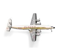 herpa 573023 airplane Alaska Airlines Lockheed L-1649A Starliner miniature at 1:200 scale, collector's item, model without stand, metal, Multicolor