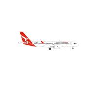 Herpa model aircraft QantasLink Airbus A220-300, 1:200 scale miniature, collector’s item, aircraft model without stand, metal