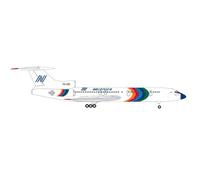 Herpa model aircraft Aeronica Tupolev TU-154, miniature in scale 1:200, collector’s item, model without stand, metal