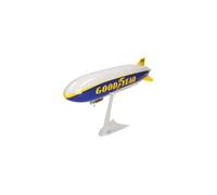 Herpa airplane model Goodyear Zeppelin NT - N1A "Wingfoot One" on a scale of 1:200, plastic miniature with pedastal, model building, collectors edition