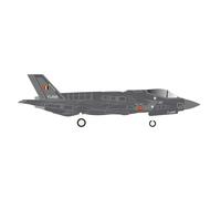 Herpa Model Airplane Belgian Air Component Lockheed Martin F-35A Lightning II - 312th Fighter Squadron, Luke Air Base, miniature scale 1:200, collectible, airplane model without stand, metal