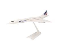 herpa 605816-001 Snap-fit Airplane Air France Concorde - F-BVFB on Scale of 1 : 250, Plastic Miniature with pedastal, Model Building, Collectors Edition