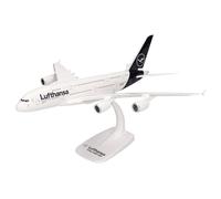 herpa 612319 - Airbus A380, Lufthansa Double Decker, Wings, Model Aeroplane with Stand, Model Making, Miniature Models, Collectible, Plastic, Snap Fit - Scale 1:250 multicoloured