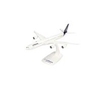 Herpa Snap-Fit airplane model Lufthansa Airbus A340-600 on scale of 1:250, plastic miniature with pedastal, model building, collectors edition
