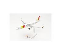 Herpa Snap-fit airplane model TAP Air Portugal Airbus A321LR - 'CS-TXF "Amália Rodrigues" on scale of 1 : 200, plastic miniature with pedastal, model building, collectors edition