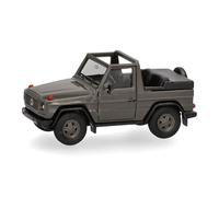herpa 700856 Puch G-Class Open Swiss Army Miniature 1:87 Scale Collectible Made in Germany Plastic Model Military Green