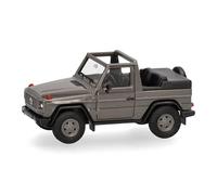 herpa 700863 Model Car Puch G-Class, Open Austrian Army, Miniature in Scale 1:87, Collectable, Made in Germany, Model Made of Plastic