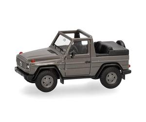 herpa 700863 Model Car Puch G-Class, Open Austrian Army, Miniature in Scale 1:87, Collectable, Made in Germany, Model Made of Plastic