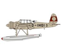 Herpa 81AC080S - 1/72 Oxford Models: Arado AR196 D-IHQI Prototype 1938 - New