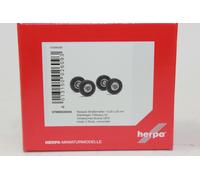 Herpa 87MBS026093 Wheel Set Road Tires 12.00 X 20 With Rim And Tread Ring 1:87