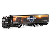 Herpa 958851 - 1:87 MB Actros L Gigaspace Curtain Lorry Hintzen Logistics