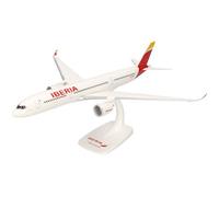 Herpa Airplane A350-900 Iberia, 1:200 Scale, Unisex Adult | on scale of 1:200, plastic miniature with pedastal, model building, collectors edition