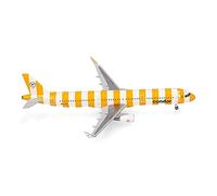 Herpa airplane model Condor Airbus A321 “Sunshine on a scale of 1:200, metal miniature without pedastal, model building, collectors edition