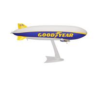 Herpa airplane model Goodyear Zeppelin NT - N1A "Wingfoot One" on a scale of 1:200, plastic miniature with pedastal, model building, collectors edition