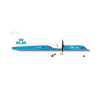 herpa airplane model KLM Exel ATR-42-300 PH-XLE, scale 1:200 - aircraft model for diorama, model building, collector's item, decoration, plane without pedestal, made of metal