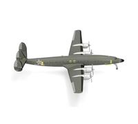 Herpa airplane model Lufthansa Lockheed L-1649A Super Star Roll-out, Hamburg, January 17, 2025, on a scale of 1:200, metal miniature with pedastal, model building, collectors edition