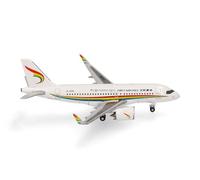Herpa airplane model Tibet Airlines Airbus A319neo on a scale of 1:500, metal miniature without pedastal, model building, collectors edition