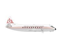 Herpa airplane model Turkish Airlines Vickers Viscount 700 - TC-SES on a scale of 1 : 200, metal miniature with pedastal, model building, collectors edition