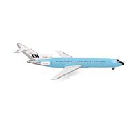 herpa Braniff International Boeing 727-200-N403BN-Solid New Dark Blue Miniature 1:500 Scale Collectible Model without Base Metal Blue 537544