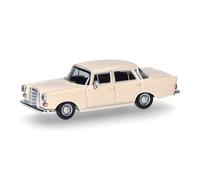 Herpa car model Mercedes-Benz 200 Heckflosse, on a scale of 1:87, plastic miniature, made in Germany, model building, collectors edition