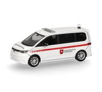 Herpa car model VW Multivan (2022)"Civil protection Lower Saxony", on a scale of 1:87, plastic miniature, made in Germany, model building, collectors edition