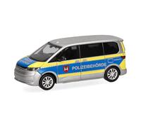 Herpa car model VW Multivan "police authority Plauen", on a scale of 1:87, plastic miniature, made in Germany, model building, collectors edition