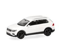 Herpa Car model VW Tiguan, oryxwhite, miniature scale 1:87, collectible, Made in Germany, plastic model