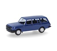 Herpa Car model Wartburg Tourist ’84, Neptune blue, miniature scale 1:87, collectible, Made in Germany, plastic model