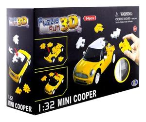 herpa Fun 3D Puzzle 80657074 - Mini Cooper, yellow