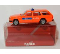 Herpa HO 1/87 MB Mercedes Benz 300 TE Firefighters Airport Frankfurt #043595 Box