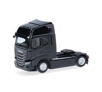 Herpa Iveco S-Way MY24 2 Axle Rigid Tractor Black HA319461 HO Gauge