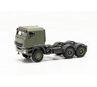herpa Iveco Trakker Protected 6 x 6 Tractor Unit Bundeswehr Model Car Miniature Models Small Model Collectible Detailed